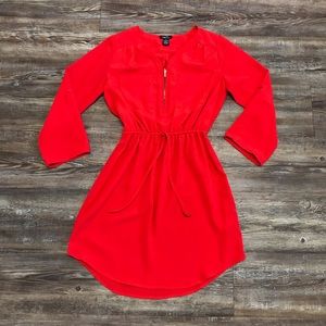 3/21$ SALE!! BRIGHT RED DRESS XS